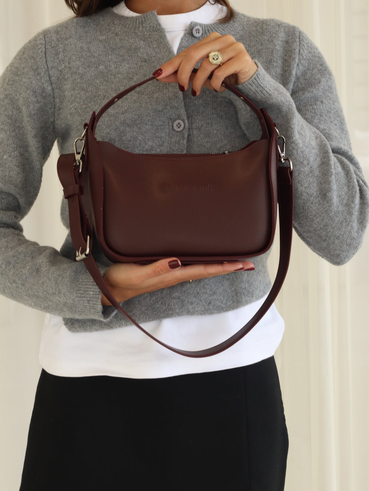 AMELIE BAG IN BURGUNDY
