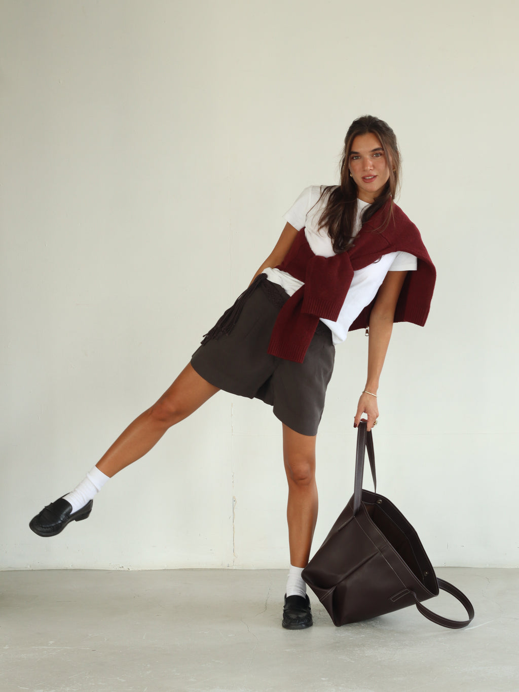 VIOLA BAG IN DARK BROWN