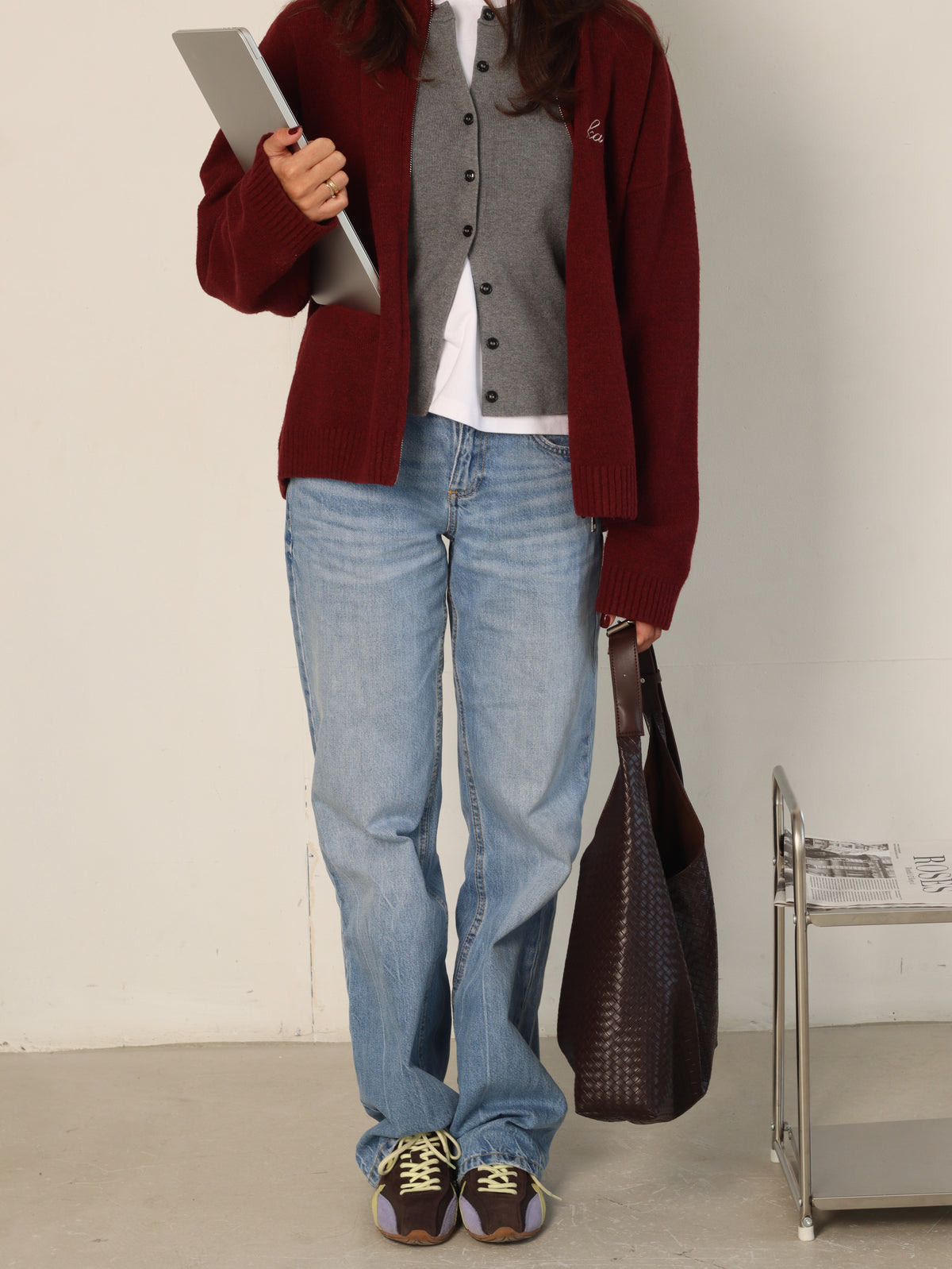 HOBO BAG IN DARK BROWN