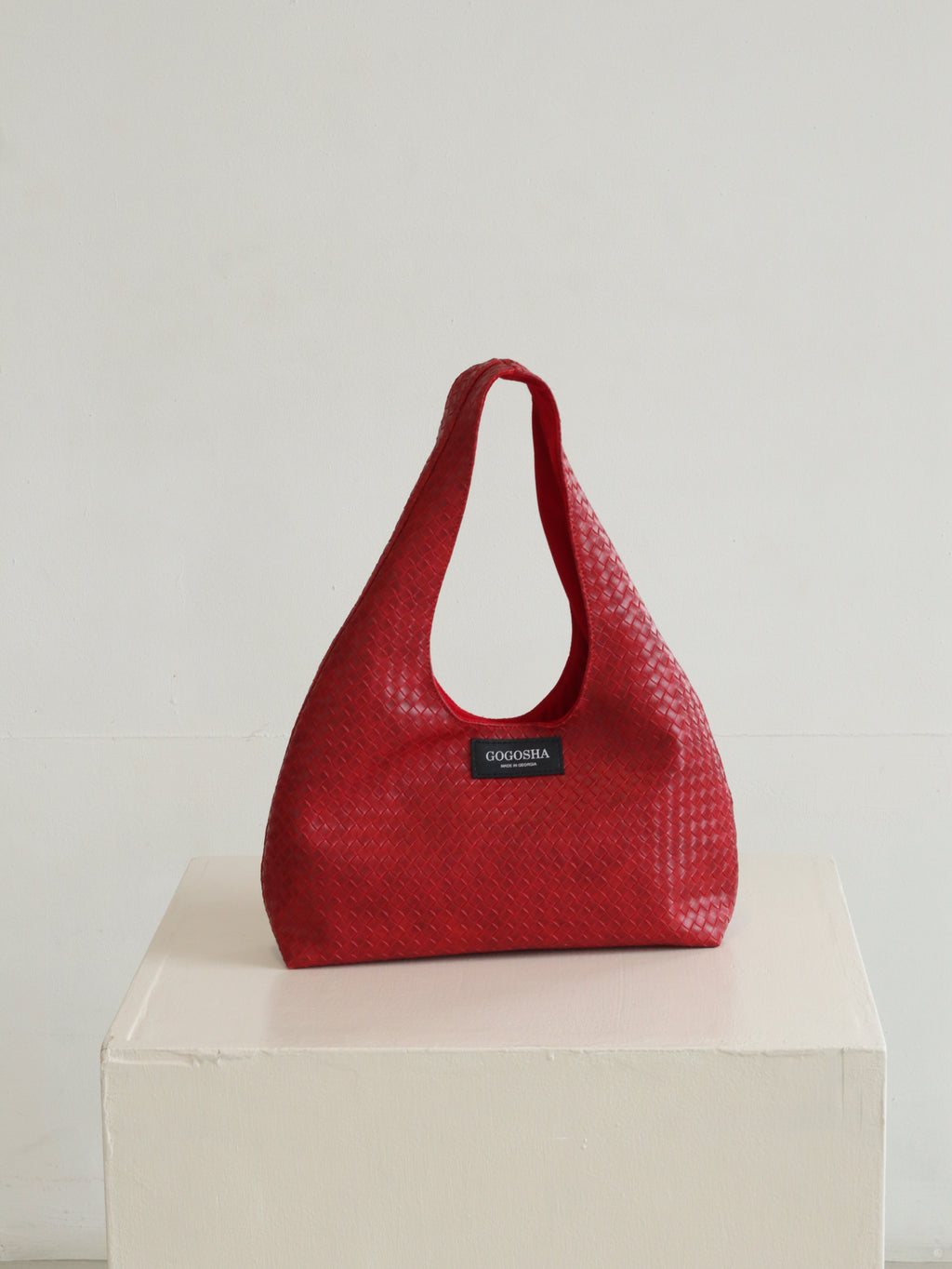 MINI HOBO BAG IN RED