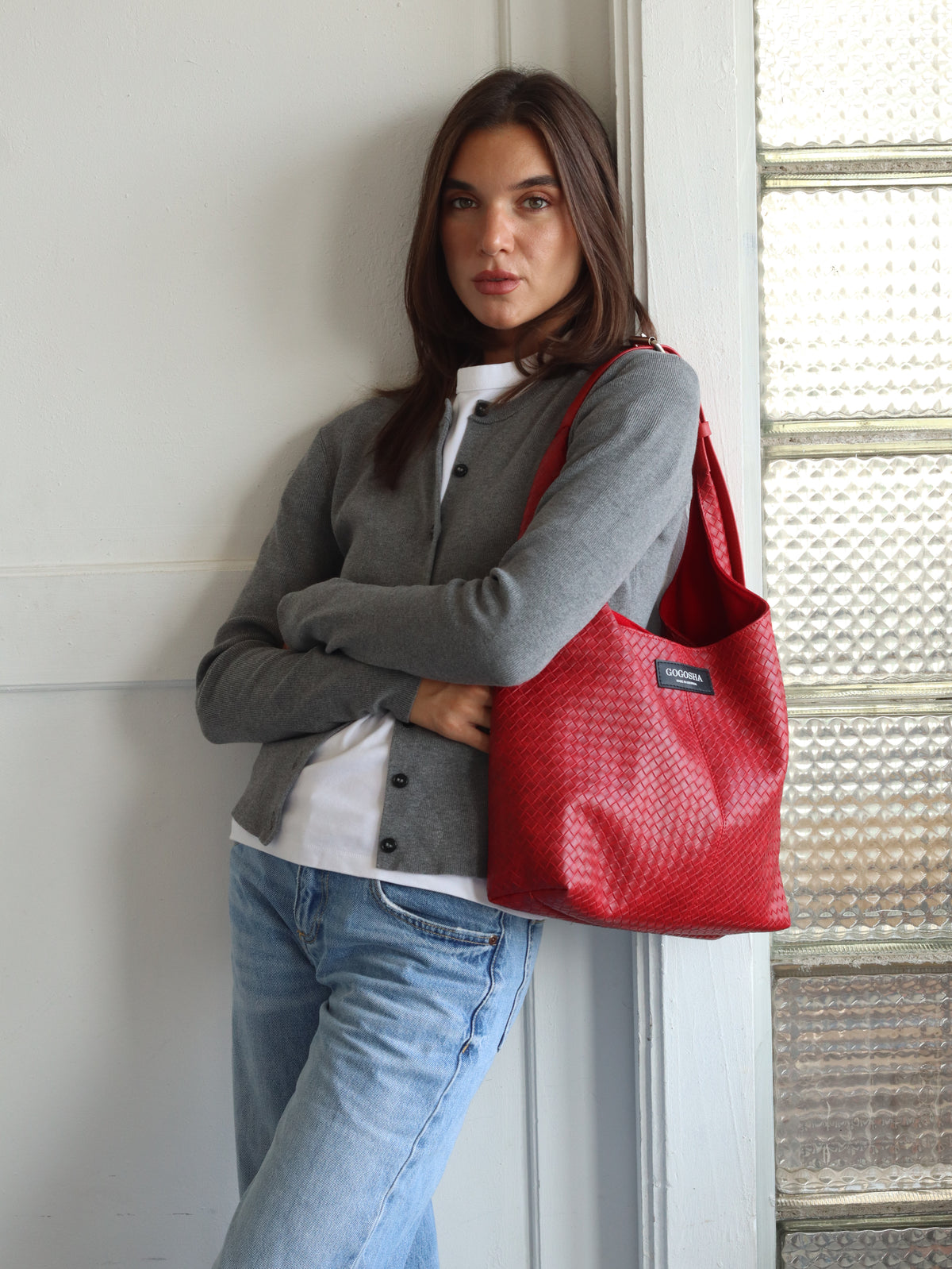 HOBO BAG IN RED