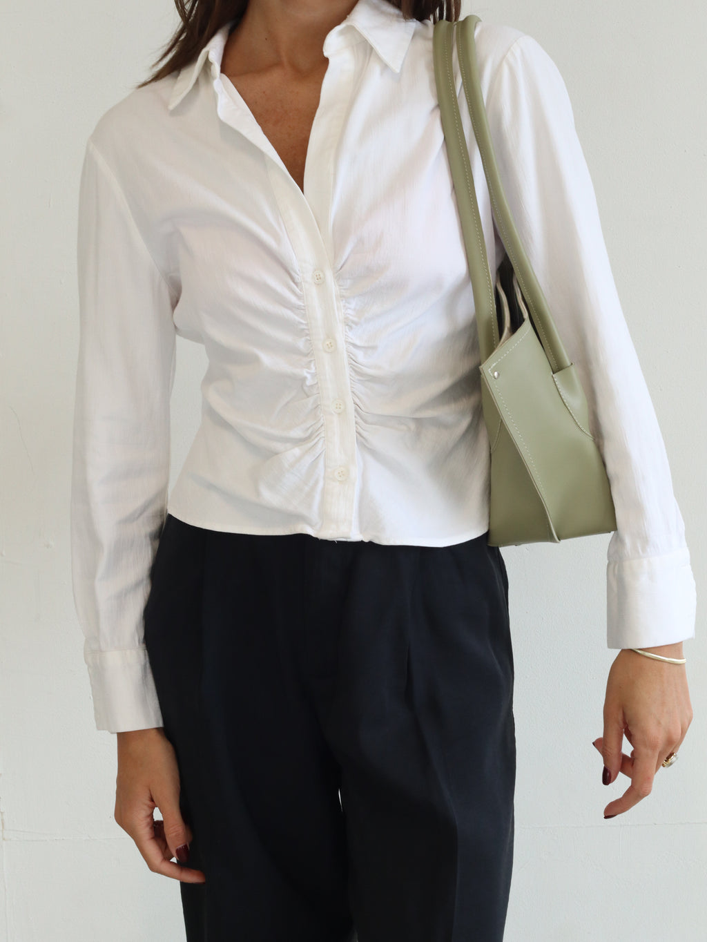 SILVY BAG IN LIGHT GREEN-BIG SIZE