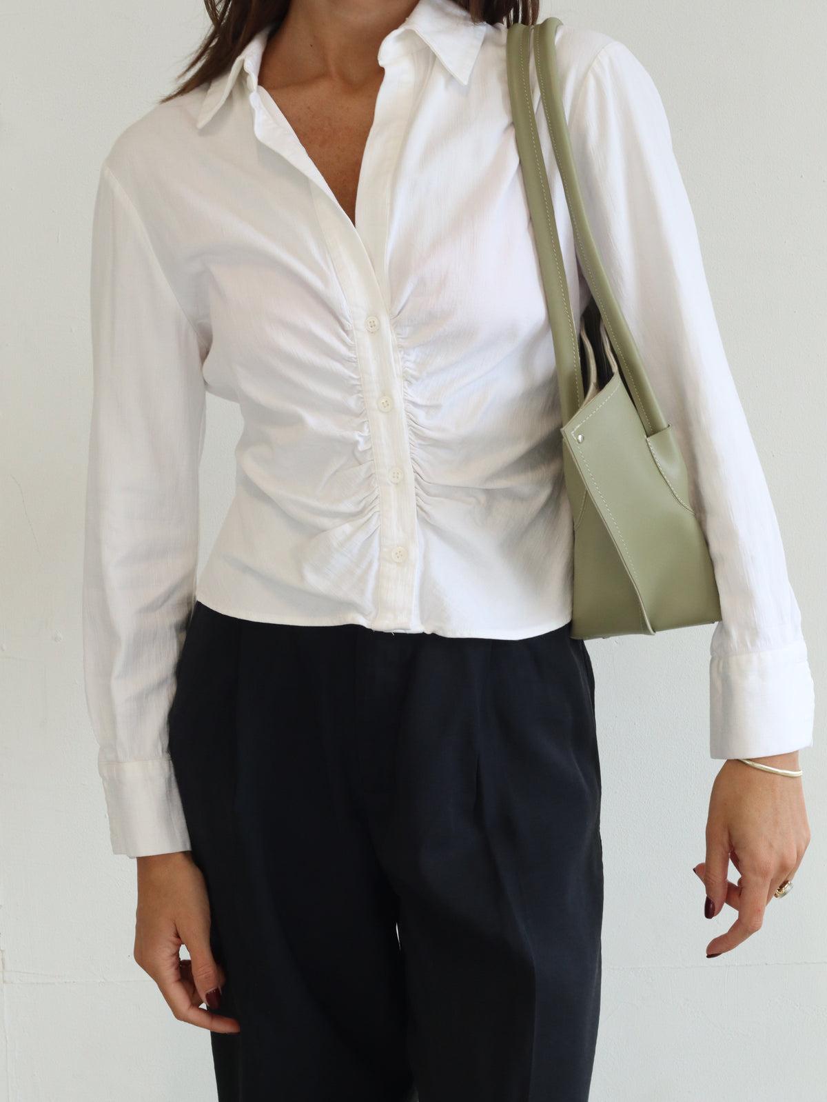 SILVY BAG IN LIGHT GREEN-BIG SIZE