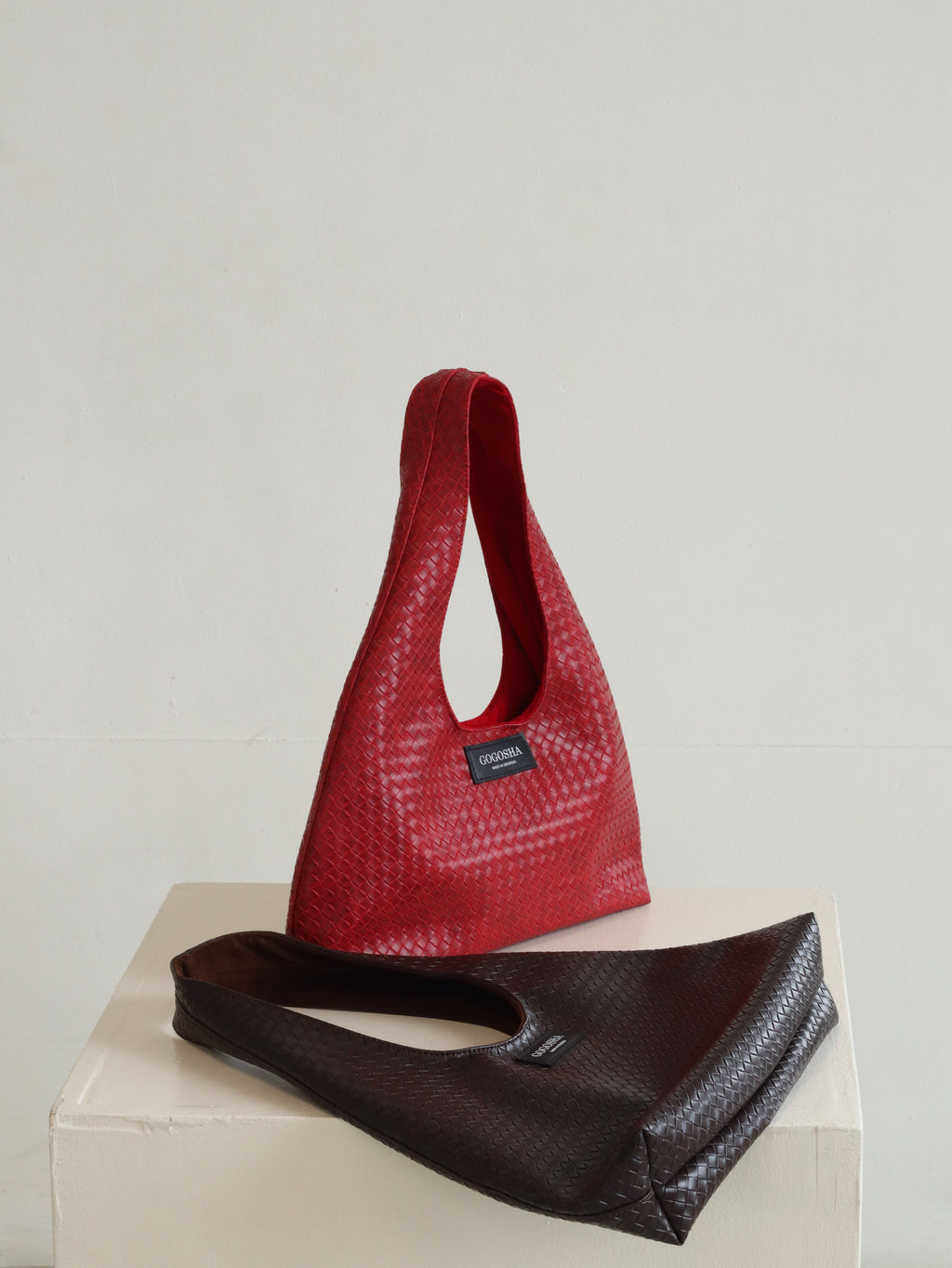 MINI HOBO BAG IN RED