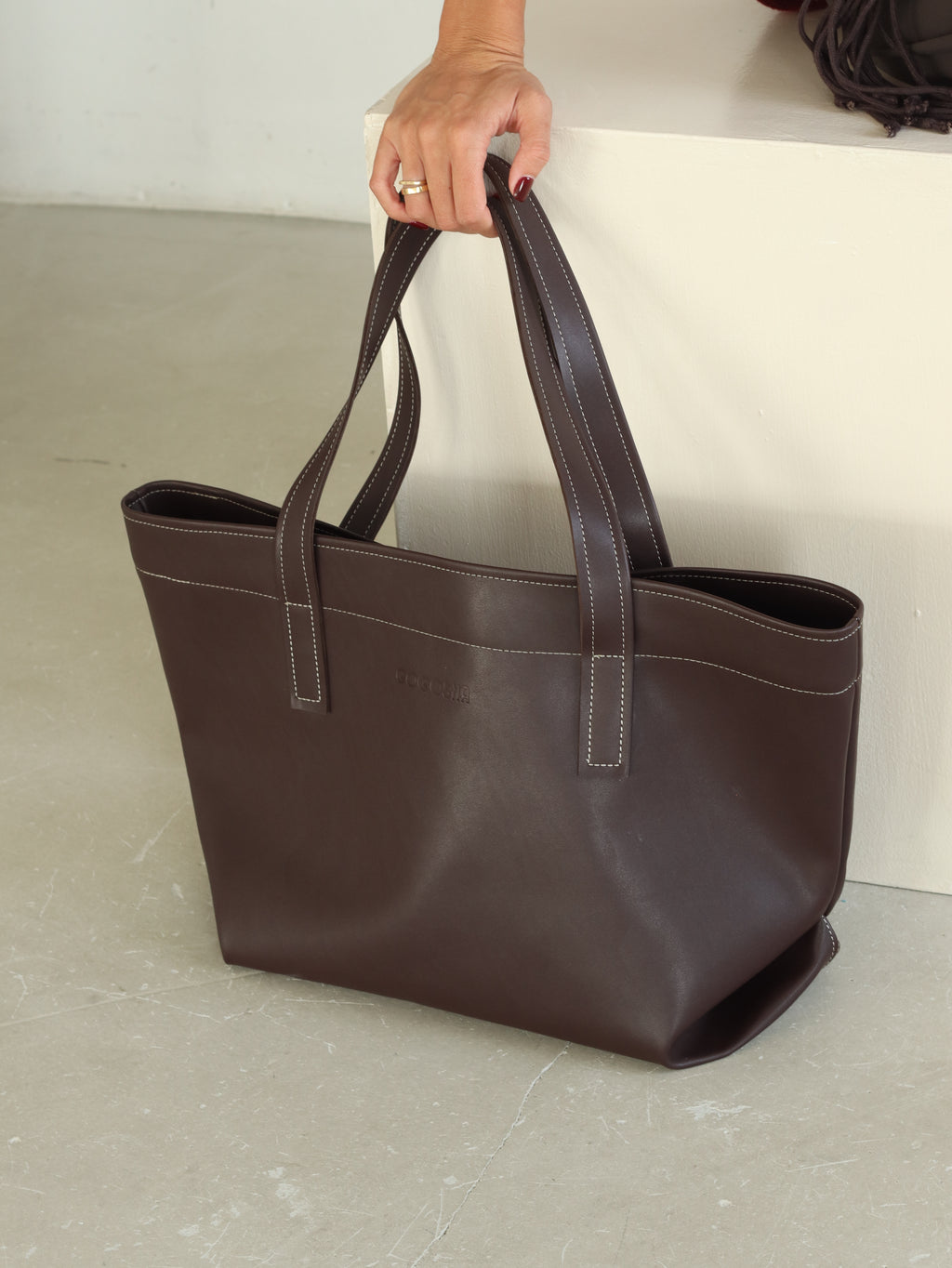 VIOLA BAG IN DARK BROWN