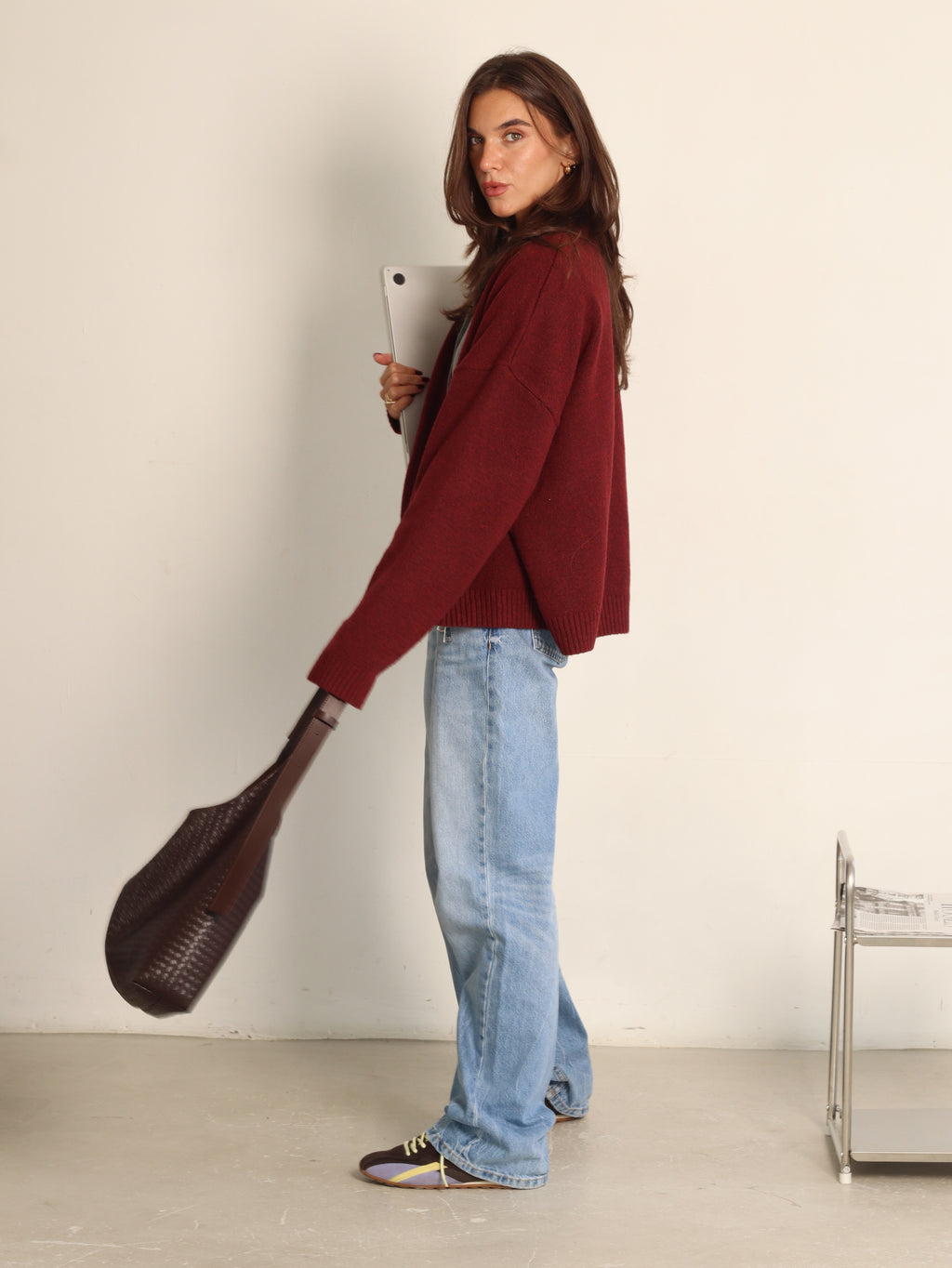 HOBO BAG IN DARK BROWN