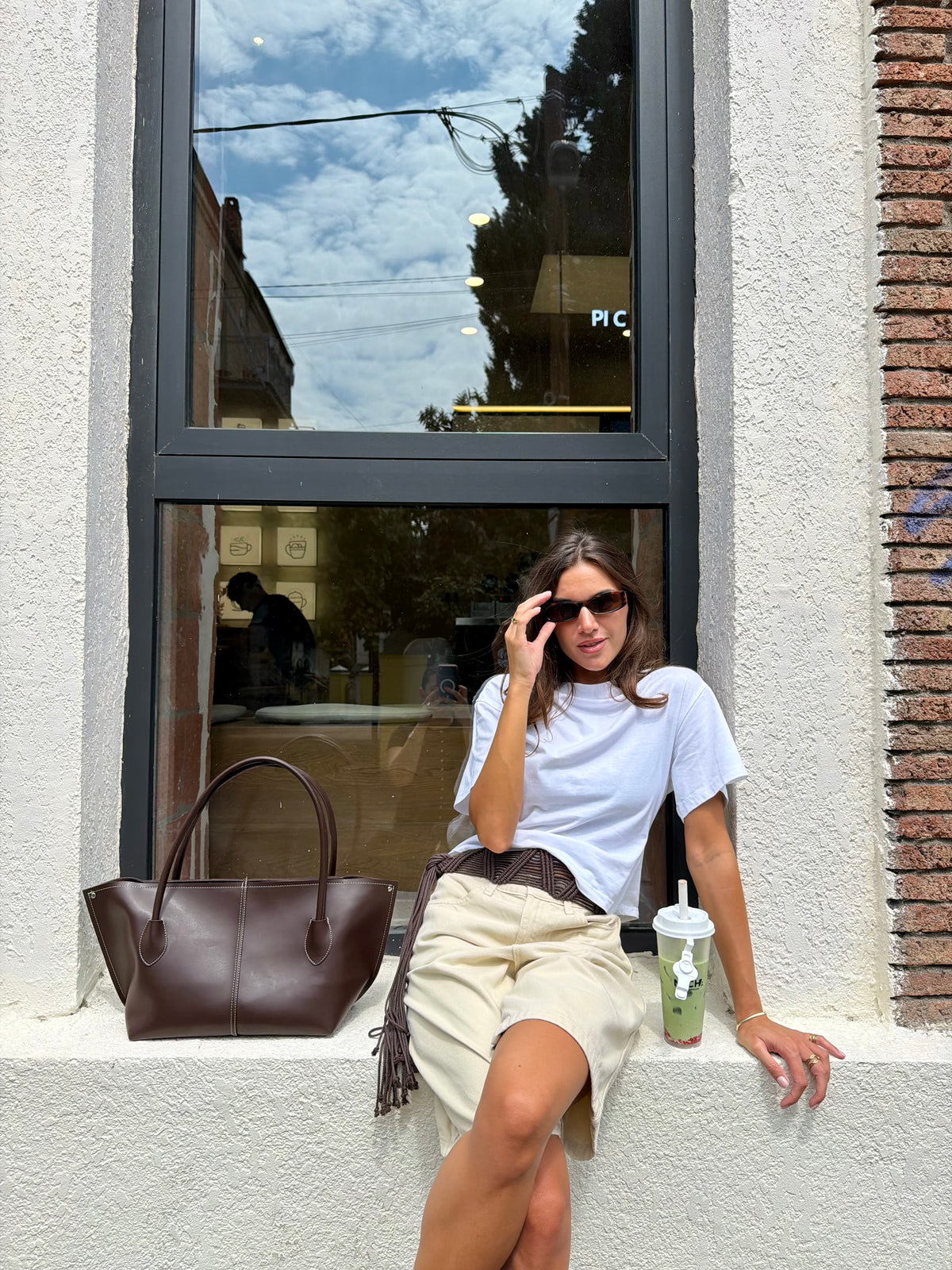 SILVY BAG IN DARK BROWN-BIG SIZE
