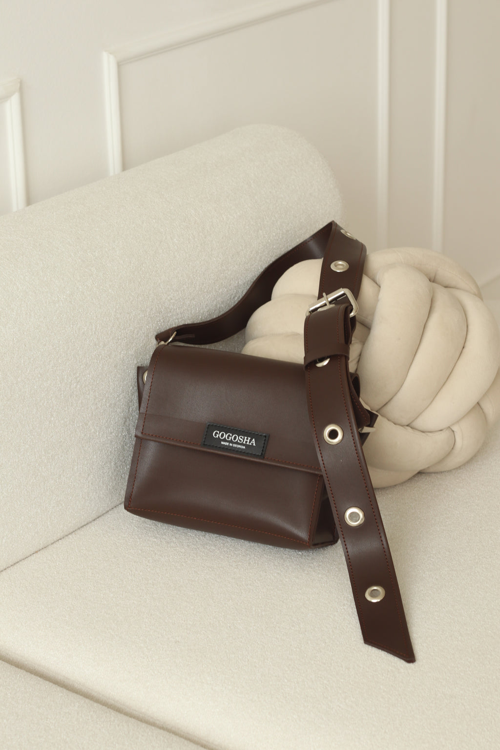 Big size eco-leather Mia bag