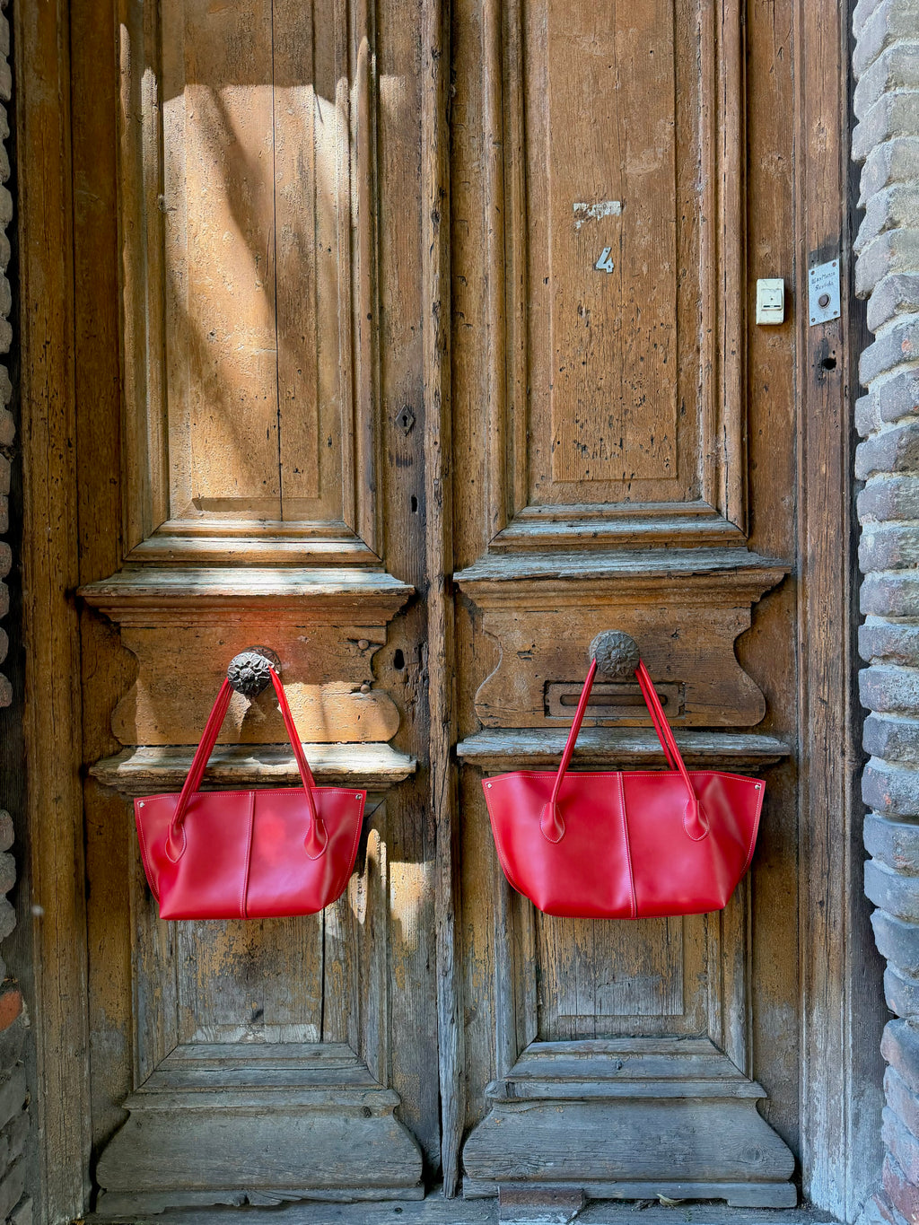 SILVY BAG IN RED-BIG SIZE