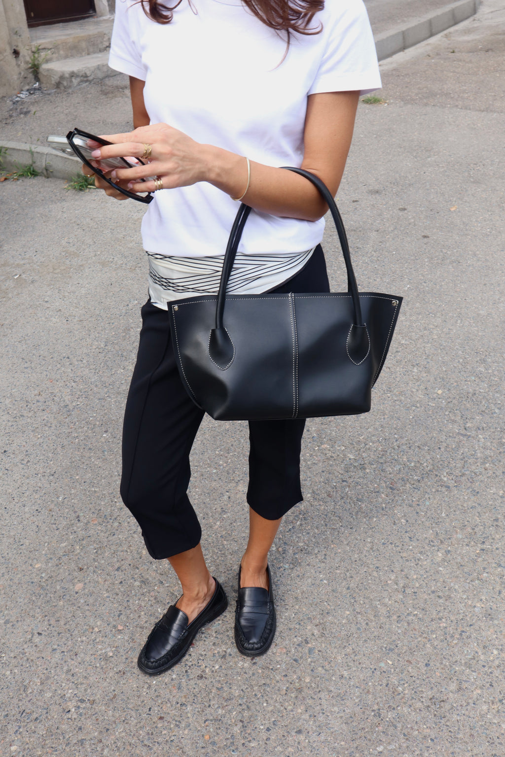 SILVY BAG IN BLACK-BIG SIZE