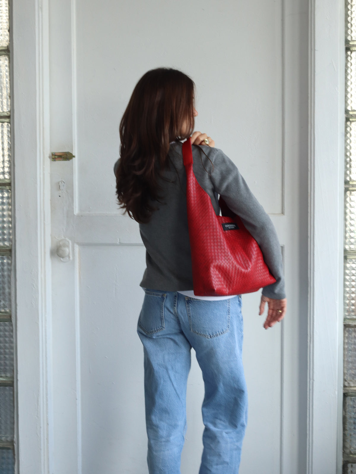 HOBO BAG IN RED