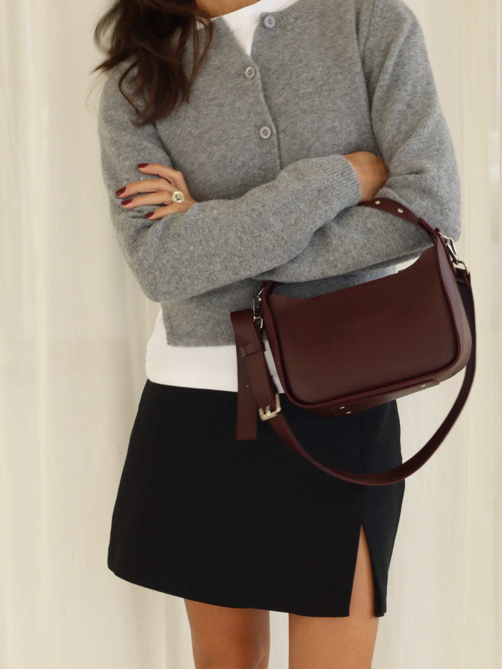 AMELIE BAG IN BURGUNDY